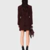 Chaqueta de traje con cinturón