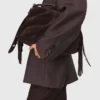Chaqueta de traje con cinturón Chaqueta de traje con cinturón