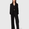 Chaqueta de traje con pedrería