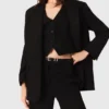 Chaqueta de traje con pedrería