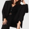 Chaqueta de traje con pedrería