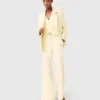 Chaqueta de traje cruzada