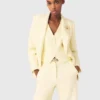 Chaqueta de traje cruzada