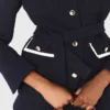 Chaqueta de tweed de 4 bolsillos
