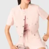 Chaqueta de tweed de manga corta