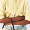 Chaqueta de tweed de manga corta