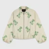 Chaqueta técnica con abalorios