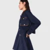 Chaqueta vaquera con imitación de piel