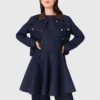 Chaqueta vaquera con imitación de piel