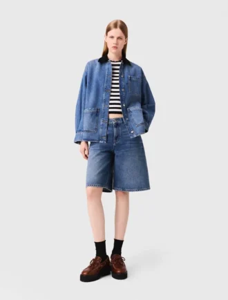Chaqueta vaquera desgastada Chaqueta vaquera desgastada
