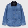 Chaqueta vaquera desgastada