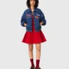 Chaqueta vaquera oversize bordada Chaqueta vaquera oversize bordada