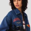 Chaqueta vaquera oversize bordada Chaqueta vaquera oversize bordada