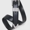 Cinturón de piel lisa