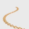 Collar con corazón chapado en oro Collar con corazón chapado en oro