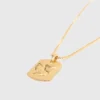 Collar con placa del signo del zodiaco
