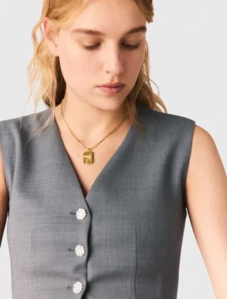 Collar con placa del signo del zodiaco