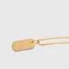 Collar con placa del signo del zodiaco
