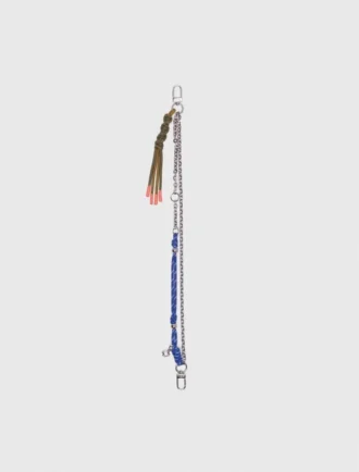Dije para bolso con mezcla de cadena y cordón