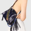 Dije para bolso con mezcla de cadena y cordón Dije para bolso con mezcla de cadena y cordón