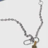 Dije para bolso con mezcla de cadena y cordón Dije para bolso con mezcla de cadena y cordón