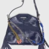 Dije para bolso con mezcla de cadena y cordón Dije para bolso con mezcla de cadena y cordón