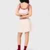 Falda de punto con mini pliegues