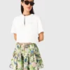 Falda estampada con volantes Falda estampada con volantes