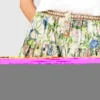 Falda estampada con volantes Falda estampada con volantes