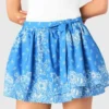 Falda estampada con volantes Falda estampada con volantes