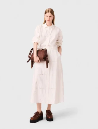 Bolso mini de cuero con tachuelas Miss M