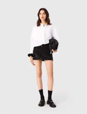 Falda-pantalón bordada