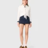 Falda-pantalón con adornos y efecto de capas Falda-pantalón con adornos y efecto de capas