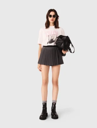 Falda-pantalón plisada