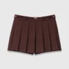 Falda-pantalón plisada