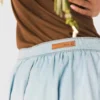 Falda-pantalón tipo globo de cambray