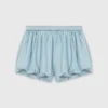 Falda-pantalón tipo globo de cambray