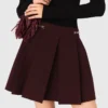 Falda plisada corta