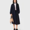 Gabardina con capucha desmontable con pedrería