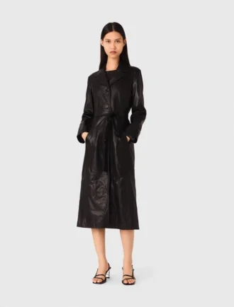 Gabardina larga de piel Gabardina larga de piel