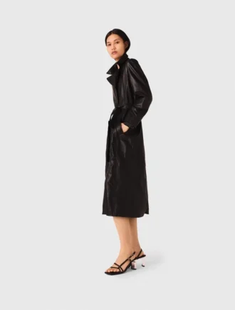 Gabardina larga de piel Gabardina larga de piel