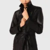 Gabardina larga de piel Gabardina larga de piel