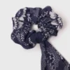 Goma para el pelo estampada con sarga Goma para el pelo estampada con sarga
