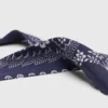 Goma para el pelo estampada con sarga Goma para el pelo estampada con sarga