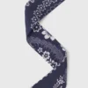 Goma para el pelo estampada con sarga Goma para el pelo estampada con sarga