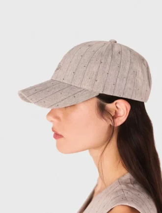 Gorra de algodón estampada