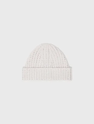 Gorro de lana y pedrería