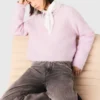 Jersey con cuello adornado Jersey con cuello adornado