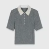 Jersey con cuello de cuentas desmontable Jersey con cuello de cuentas desmontable