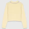 Jersey con cuello de joya desmontable Jersey con cuello de joya desmontable